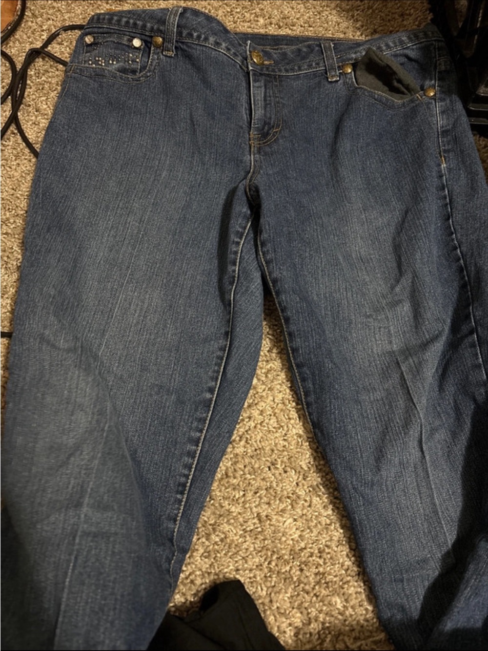 Women’s  Classic Dark Blue Denim Jeans